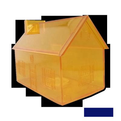 China House Shaped Coin Bank Coin Box Large Plastic House Shaped Piggy Coin Bank Coin Box for sale