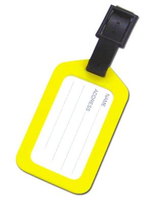 China Plastic Baggage Tag Baggage Tag Baggage Suitcase ID Tag With PVC Strap for sale