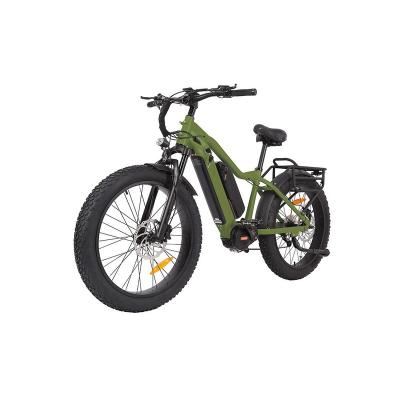 China New Invention Aluminum Alloy Fashion Cute Style Fat Double Tire 26 Inch e Bicycle 9S Long Range Electric Bicycle 1000w Hardtail Ebike for sale