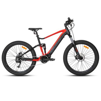 China bafang technology 500w 48v double suspension mid suspension updated downhill full drive e-mtb electric mountain bike with mid-motor for sale