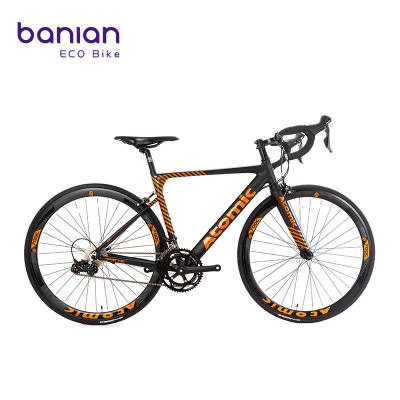 China Ride Road Bikes New Road Bike Mens Road Bike With Carbon Fiber Fork V Brake 700C Racing Bike 18 Speed ​​Gravel Bike For Sale for sale