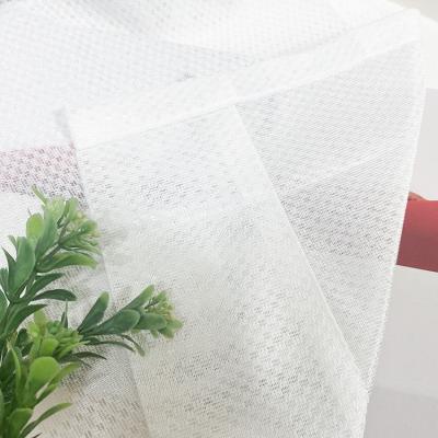 China Breathable White Anti-UV Window Mesh Roll Mesh Net Tulle Polyester Plain Knit Sheer Voile Curtain Fabric for sale