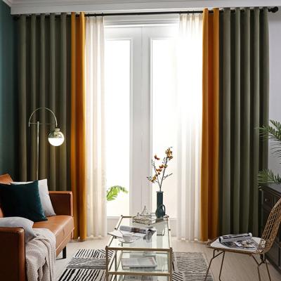 China Blackout Blackout Drapery Luxury Modern Home Decor Blackout China Bedroom Custom Printed Curtains for sale