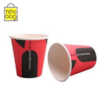 China Single Wall Promotional Price Cavity Double Wall Coffee Kraft Paper Cup for sale