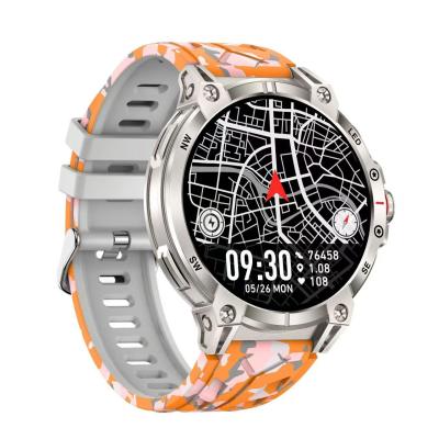 China Zinc Alloy Round Shape Calling Smartwatch With Bluetooth And Sports Modes for sale