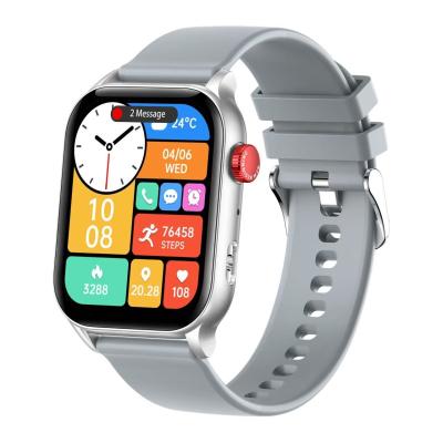 China Rainbuvvy KR86 Rectangular Shape Smart Watch Silver Fashion Style Health Monitoring for sale