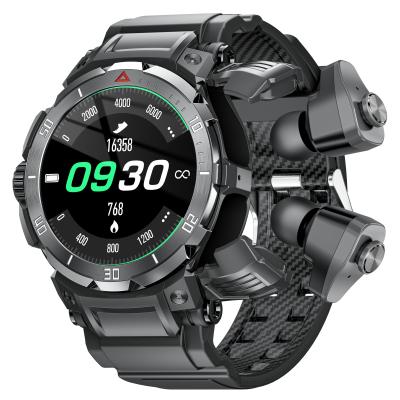 China IP67 waterdicht slim horloge met TWS koppeling met hartslag sensor voor Android en IOS Te koop