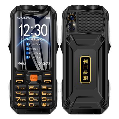 China Q9 Button Mobile Phone 3.5 Inch 4 SIM Card 4500mAh Bluetooth Flashlight FM Radio 2G for sale