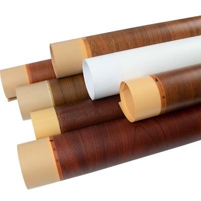 China Furniture PVC Membrane Foil Film Roll Laminate For Interior Decoration for sale