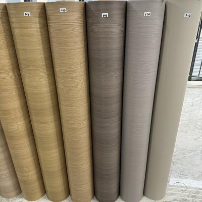 China 50m/roll Self Adhesive Film Roll For Wooden Texture Solid Color 1.22m Width for sale