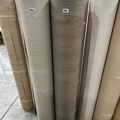 China Self-stick Performance Wooden Self Adhesive PVC Film With 1.22m Width for sale