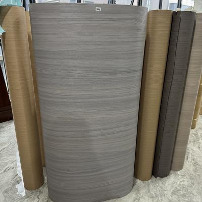 China Self Adhesive Wood Texture PVC Film for Wall Decoration 1220mm Width Profiles Wrapping for sale