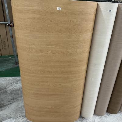 Cina Tessitura del legno Pvc Self Adhesive Foils in rilievo Self Adhesive PVC Film per l'arredamento degli uffici in vendita