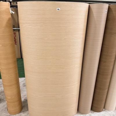 China 50m/roll Self Adhesive Furniture Film Embossed Wood Metal Panels Lamination Or Decoration for sale