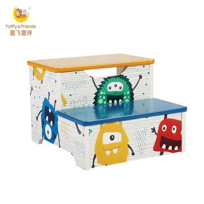 China Round Wooden Stage Back PANEL Toffee and Kids Friends in Monster Design for sale