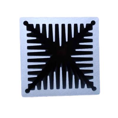 China Heatsink Manufacturers Aluminum Square Heatsink Profile For Power Amplifier for sale