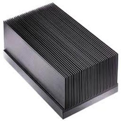 China Aluminum Anodizing Aluminum Epoxy Bonded Amplifier Fin Radiator For Power Amplifier for sale