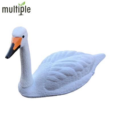 China PAHS ROHS Free Plastic White Swan for Garden Decoration Hunting Decoy PB-HYX014 for sale