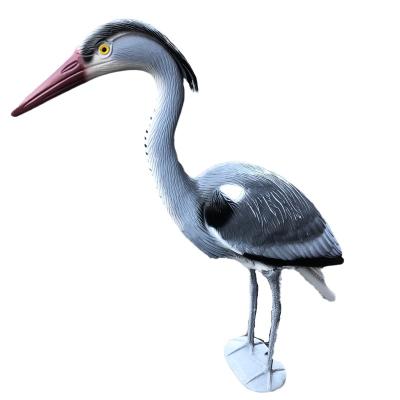 China Free Plastic Gray Heron PAHS For Garden Decoration Hunting Decoy PB-HYZ002 for sale