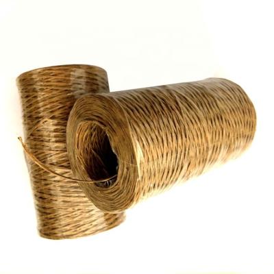 China Biodegradable Paper Bundle Twist Twine With Roll Roasted / Zinc 200m Wire for sale