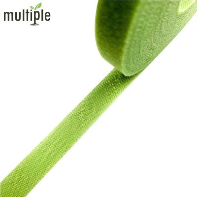 China Cut To Length One Wrap And Loop Plant Reusable Nylon Plant Strap Self Adhesive Vine Binder 12mm Width 10meters Long for sale