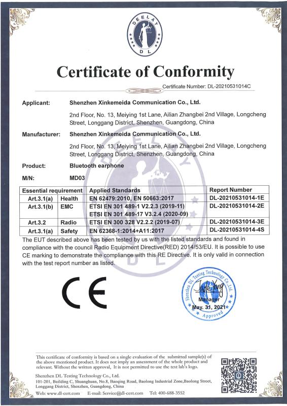 CE - Guangzhou Weituoge Electronic Technology Co., Ltd.