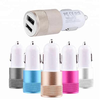 China Hot Seller 2.1A Wireless Metal Mobile Phone Charger Car Dual Usb Car Charger For Mobile Phone for sale