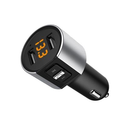 China Car Wireless Charger Fm Transmitter C26s Car FM Transmitter MP3 Player Radio Adapter With Dual USB Ports Handsfree Calling Universal for sale