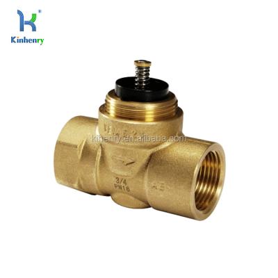 China Linear VEI46 2 port electric Brass actuator valve for sale