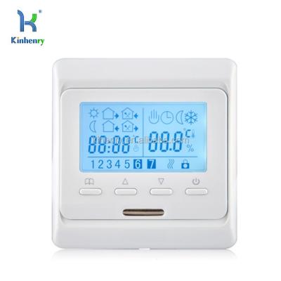 China E51 Weekly Household Digital Circulation Programming Thermostat With LCD Screen for sale