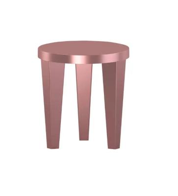 China (Height)Adjustable Living Room Dining Room Upholstered Simple Metal Aluminum Modern Stool for sale