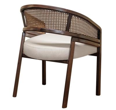 China Adjustable Design (Height) Modern Indoor Rattan Natural Dining Chair for sale