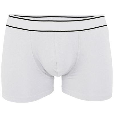 China Custom Antibacterial Stripe Mens Soft Cloth Boxer Shorts Wholesale High Quality Cotton Panties Men Briefs for sale