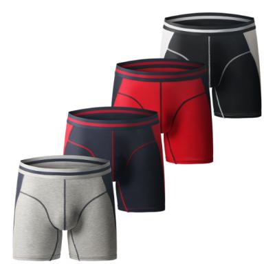 China Antibacterial Custom Modal Moisture Wicking Exercise Boxer Shorts Men Underwear for sale