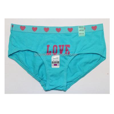 China New Design Young Girls Panties Antibacterial Teen Girls Underwear Stylish 12 To 10 Years for sale