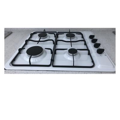 China FFD White Enameled Good Quality Strong Flame 4 Burner Gas Hob Built-in for sale