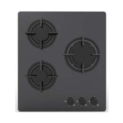 China gas Hob gas Cooker Black tempered glass built in hob for kitchen for sale