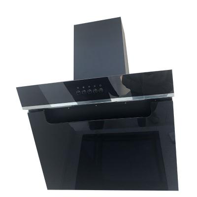 China Kitchen black color range hood with led lighting for sale