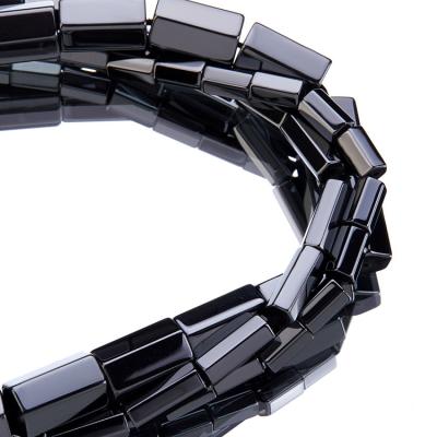 China Geometry Hexagonal Magnetic Hematite Beads Magnetic Loose Wholesale Can Be Customized Size for sale