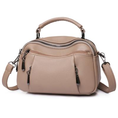 China High Quality Leather Ladies Shoulder Crossbody Bag Luxury Designer PU Handbag and Purse Many Pockets Casual Women Water Resistant for sale