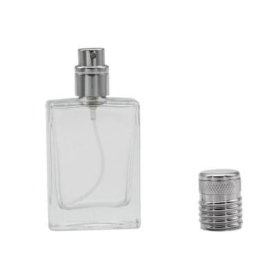 China Various Dimensions Personal Care Men Body Glass Perfume Bottle With Cover for sale