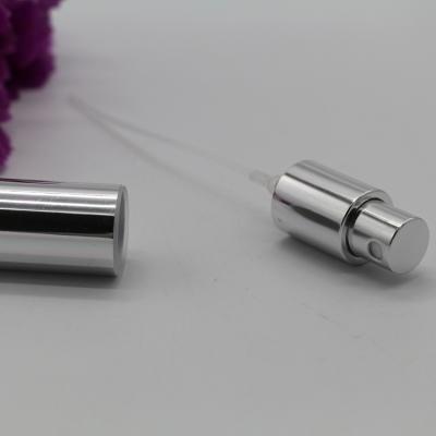 China Non Spill Luxury Silver Metal Perfume Cap For Glass Bottles for sale