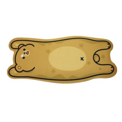 China 2021 Gaming Square Rectangle Sublimation 25cmx25cm 73cmx31cm Non-slip Cartoon Bear Mouse Pad for sale