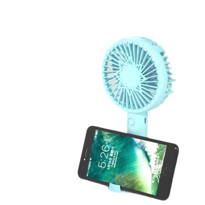 China New Mini USB Hotel Small Handheld Portable Rechargeable Phone Holder Fan for sale