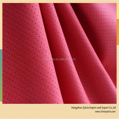 China Fashion Car Seat Abrasion-Resistant Red Leather for sale