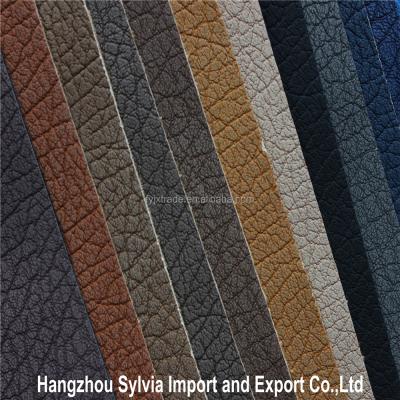 China Abrasion-resistant material PU bag leather for sale