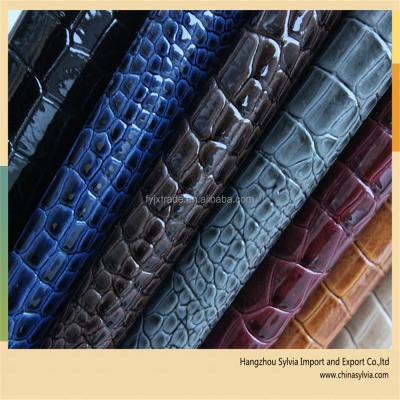 China Abrasion-resistant PU leather materials for making purses bagging for sale