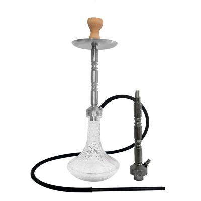 China Aluminum Alloy Metal Hookah Glass Shisha Aluminum Hookah for sale