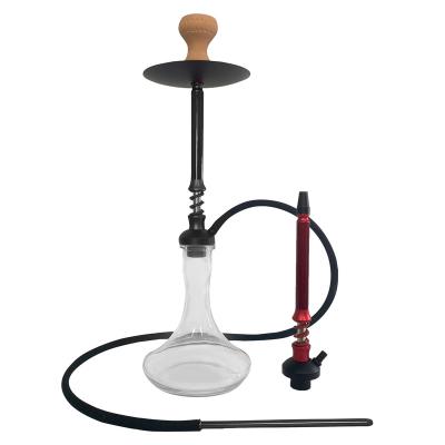 China Medium Size Aluminum Alloy Metal Hookah Glass Carbon Fiber Hookah for sale