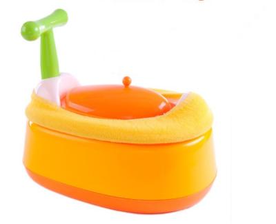 China Plastic Baby Use Toilet & Baby Toilet Trainer with handle for sale